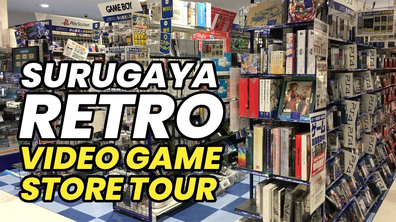 Walk in Japan! Surugaya Shinjuku Retro Video Game Store Tour!