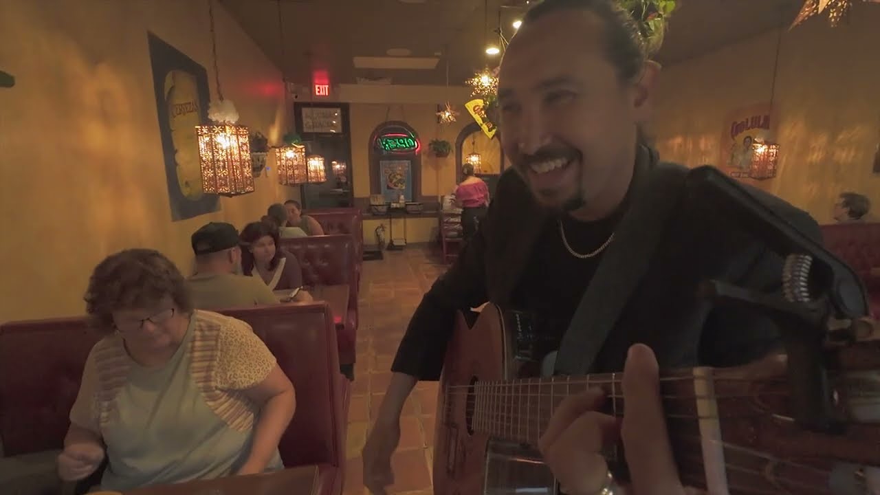 Serenading People at Mexican Restaurant
