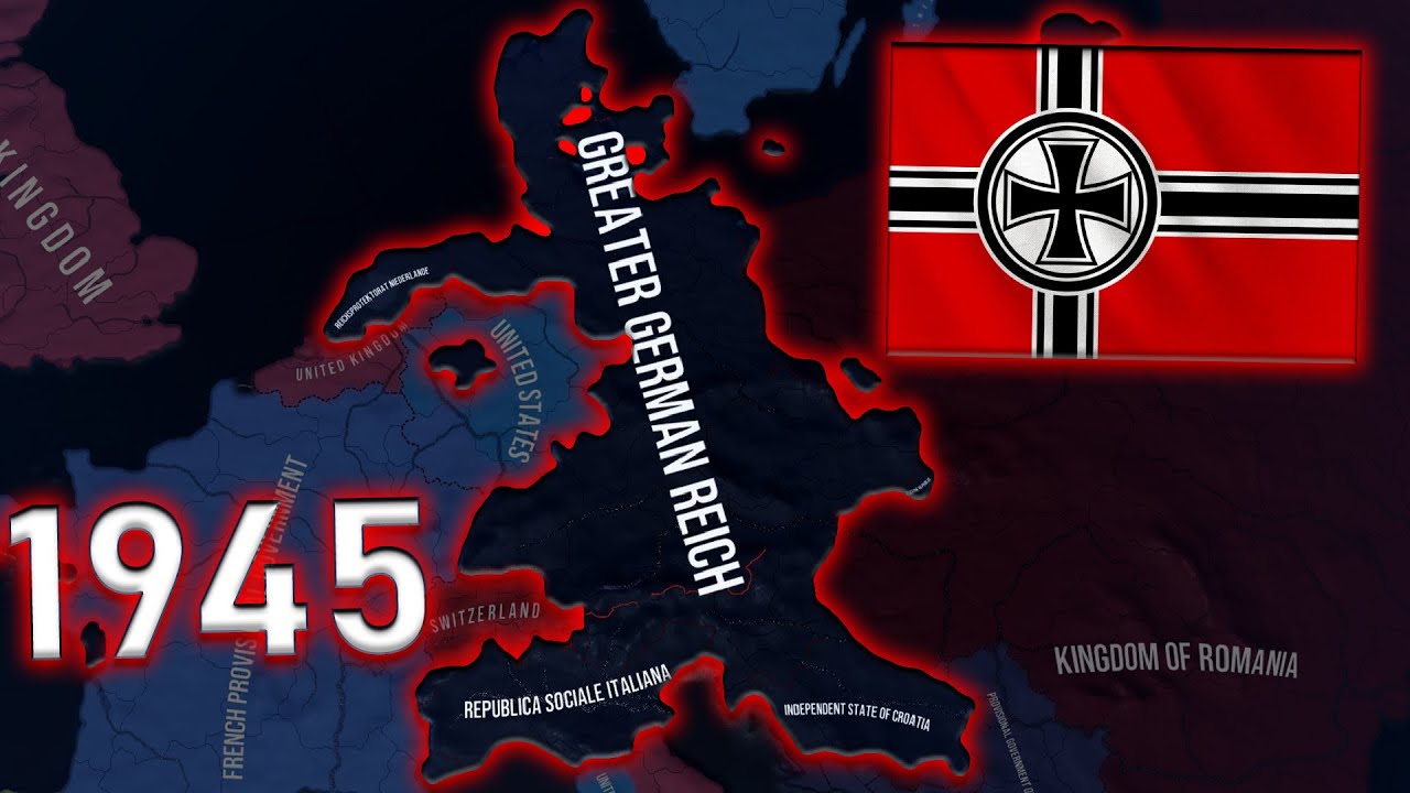 Can The UT German Reich and Japan win the WW2 in 1945?? - Hoi4 Timelapse