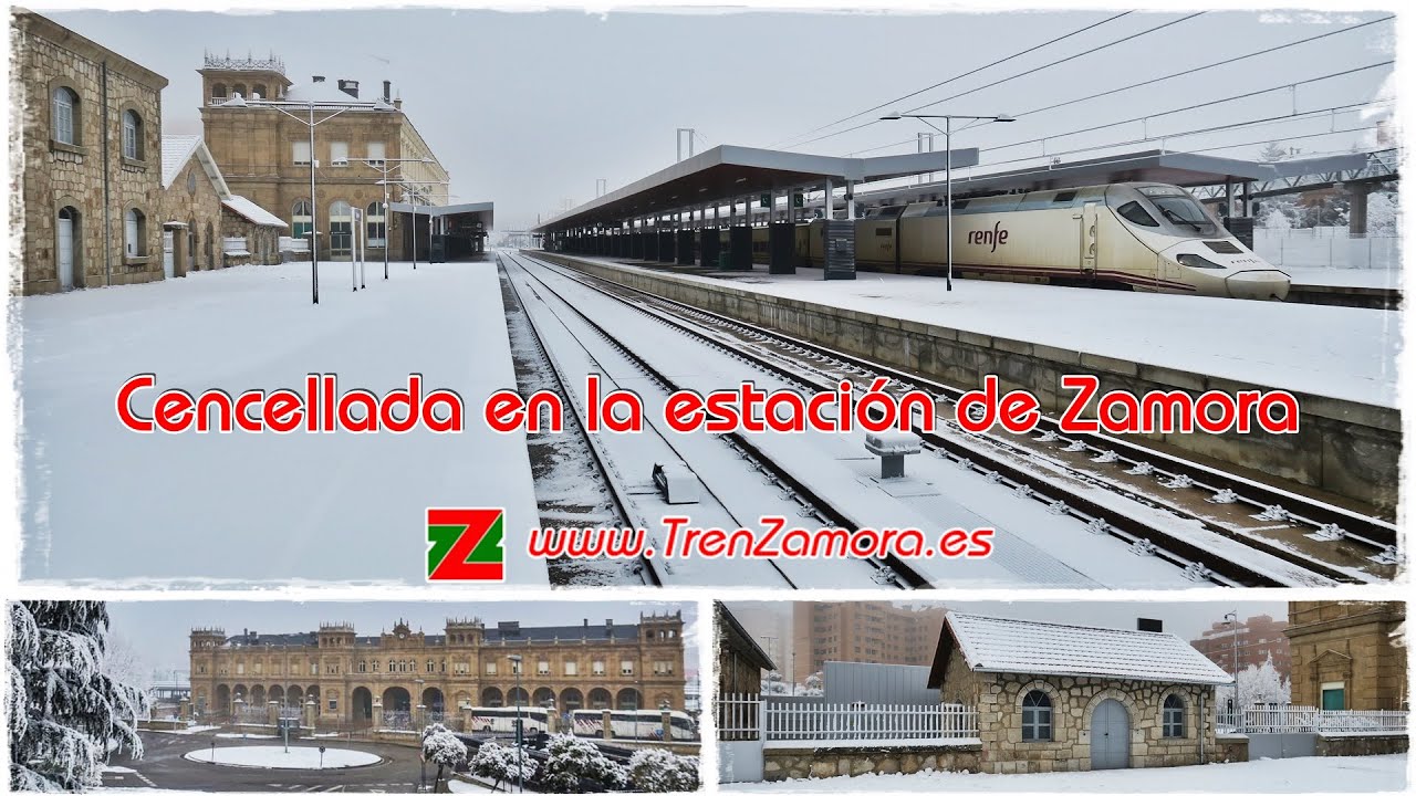 www.TrenZamora.es | Cencellada en la estación de Zamora