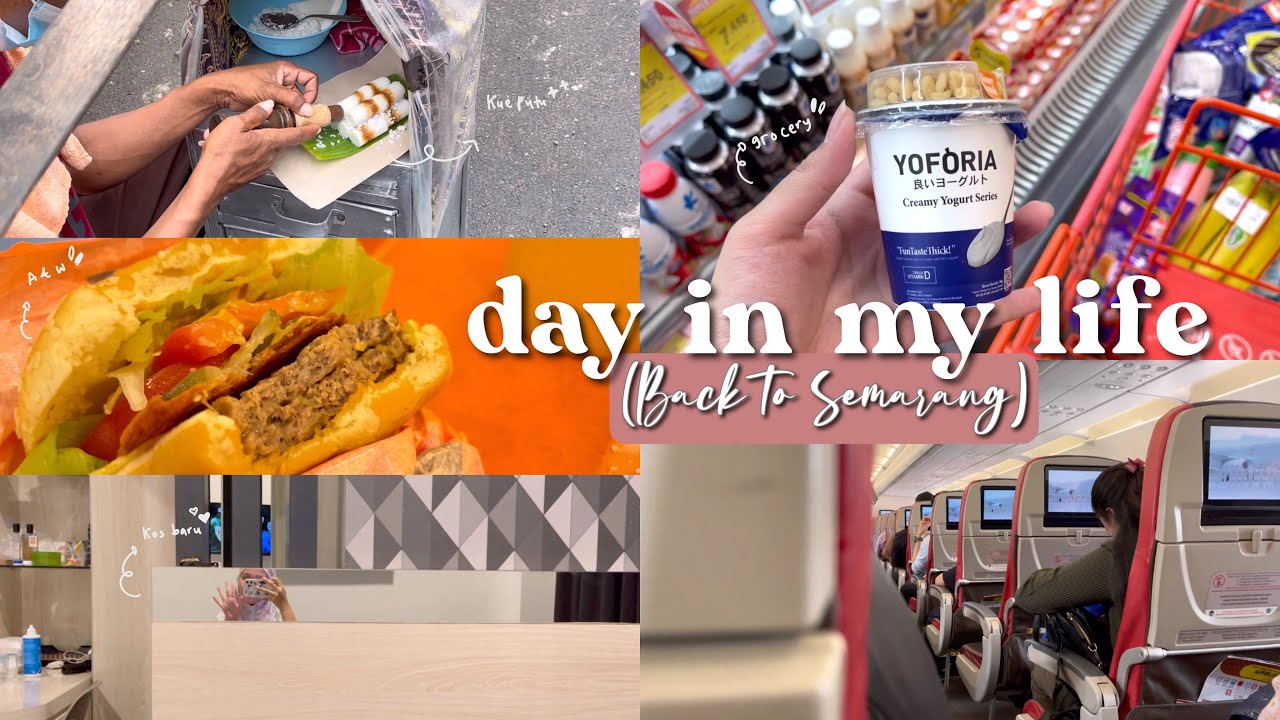 Day in My Life 🌞 |  Balik ke Semarang🥳 | Indonesia