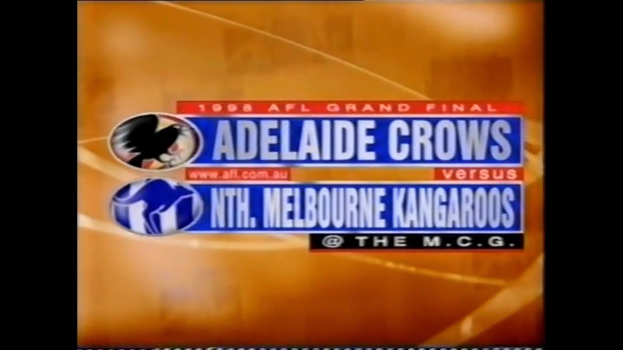 Channel Seven AFL Grand Final 1998 Adelaide Crows vs North Melbourne Pre Game 