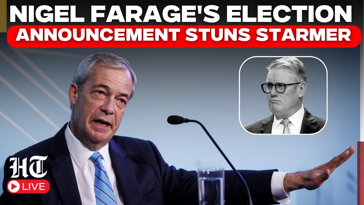 Nigel Farage Live | Reform UK Leader Makes Huge Election Announcement Stuns Starmer | London