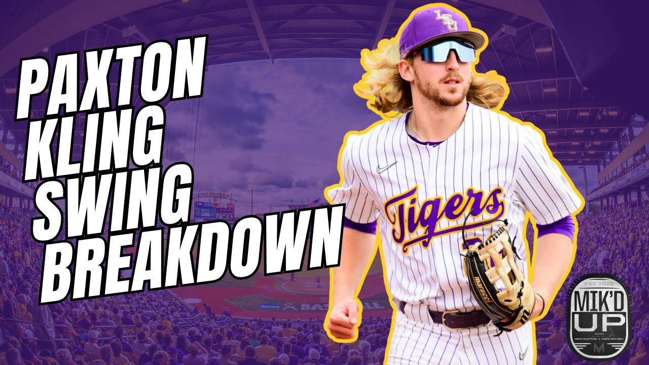 LSU Baseball Paxton Kling Swing Breakdown