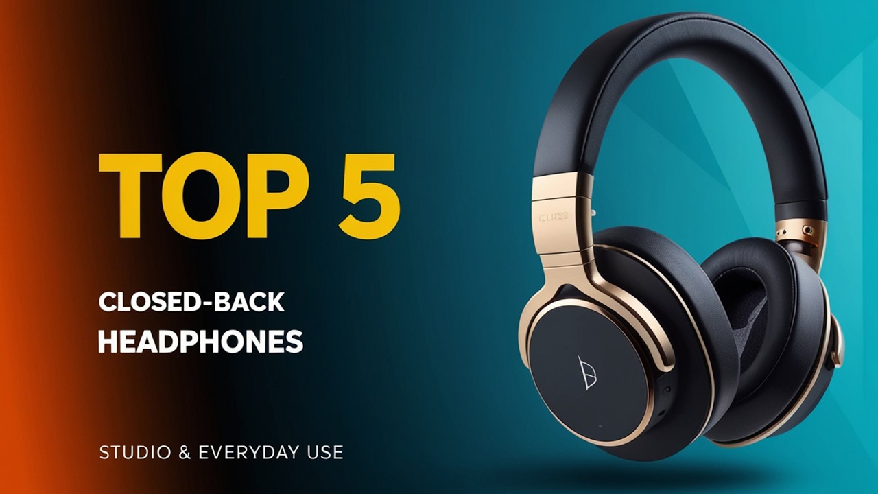 Top 5 Best Closed-Back Headphones 2026 | Studio & Everyday Use