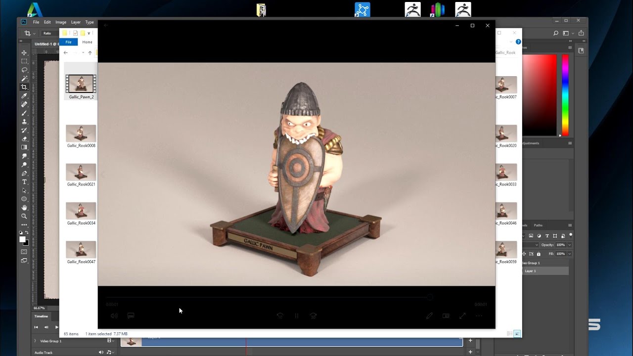 Making a Turntable Video Using 3ds Max and Photoshop