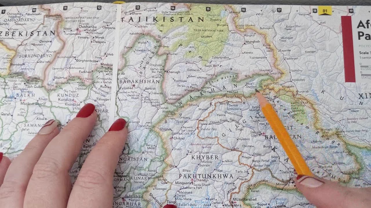 ASMR ~ Badakhshan, Afghanistan History & Geography ~ Soft Spoken Map Tracing Google Earth