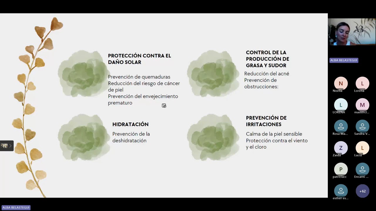 Masterclass | Rutina facial y nutricosmetica en verano