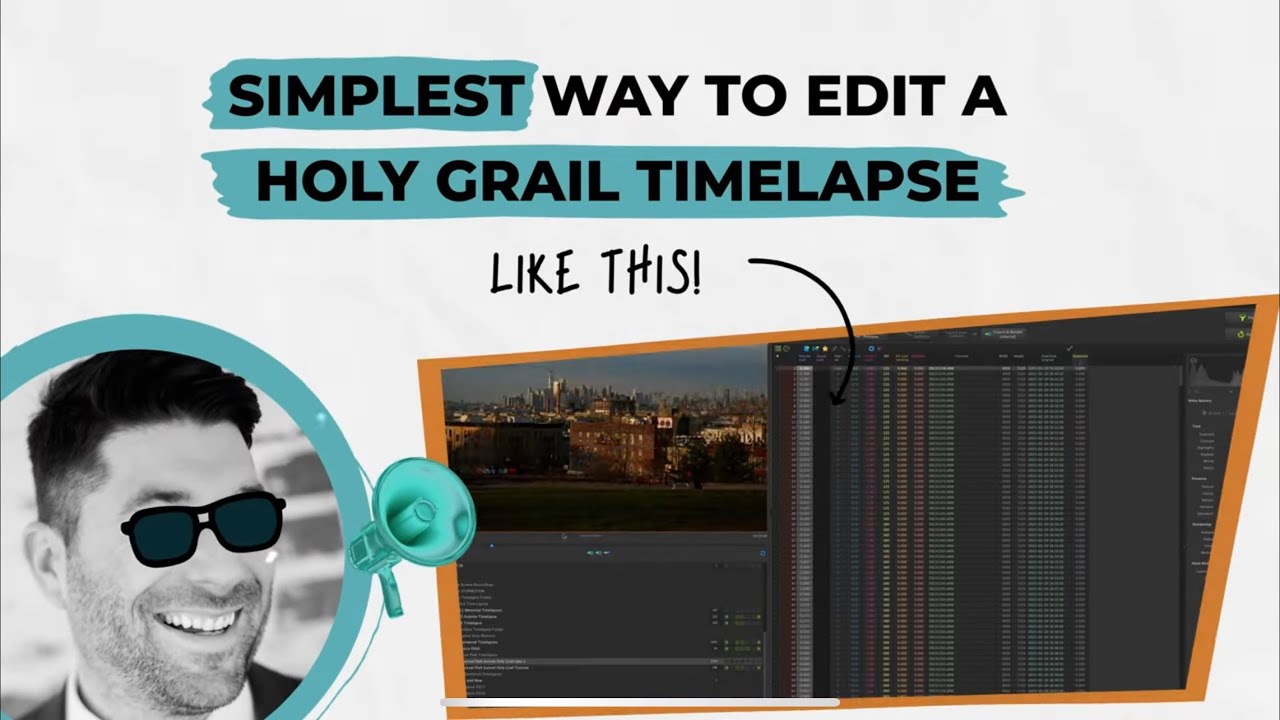 Simplest Way to Edit a Holy Grail Time Lapse