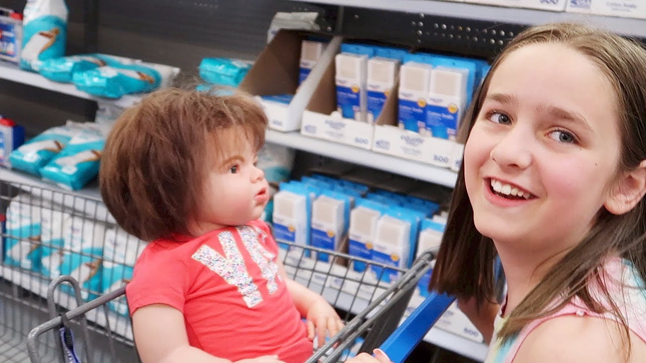 Shopping with Reborn Toddler Doll Kennedy for Baby and Kid Supplies at Walmart