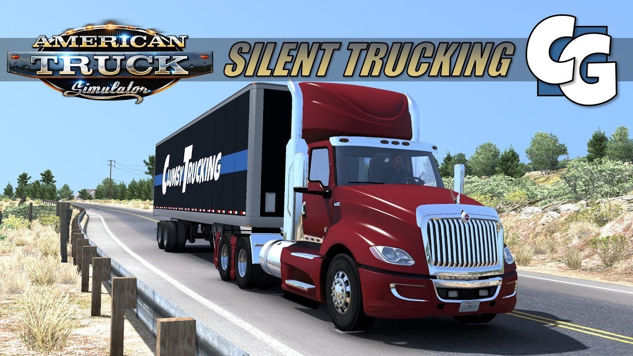 Silent Trucking - Interntaional LT - Reno to Redding - ATS (No Commentary)