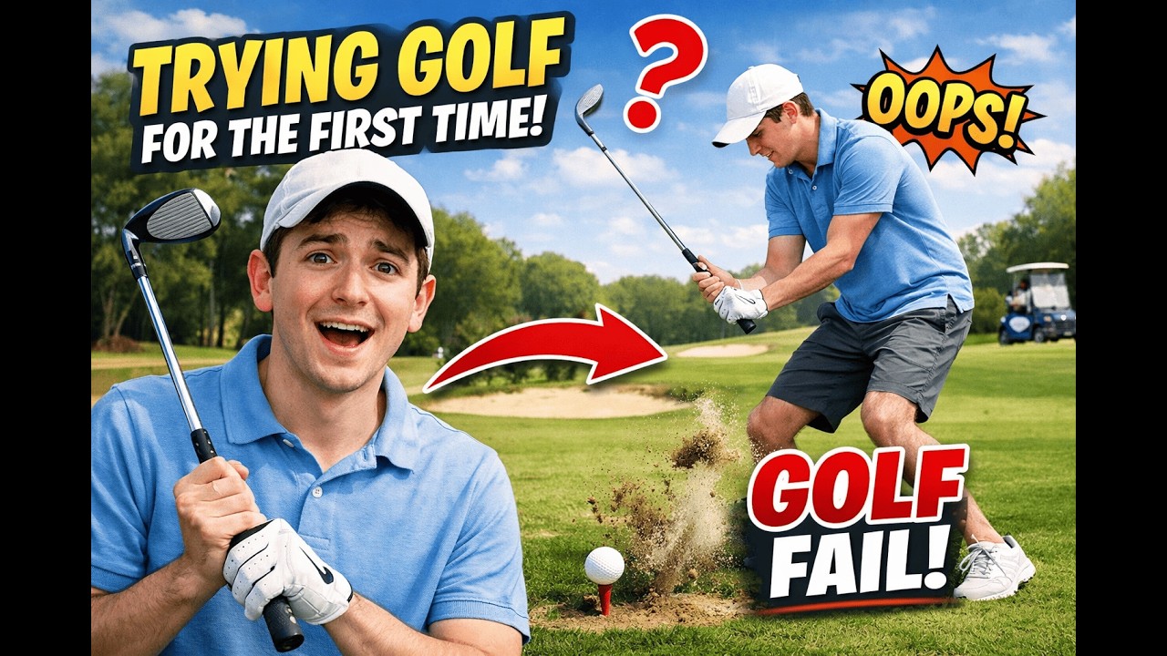 ⛳ Trying Golf for the First Time! | Beginner’s Honest Experience