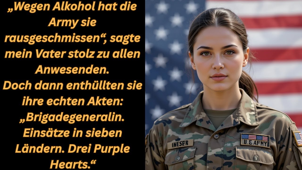 Die Armee warf sie wegen Trinkens hinaus rief mein Vater laut doch die nächsten Worte änderten alles