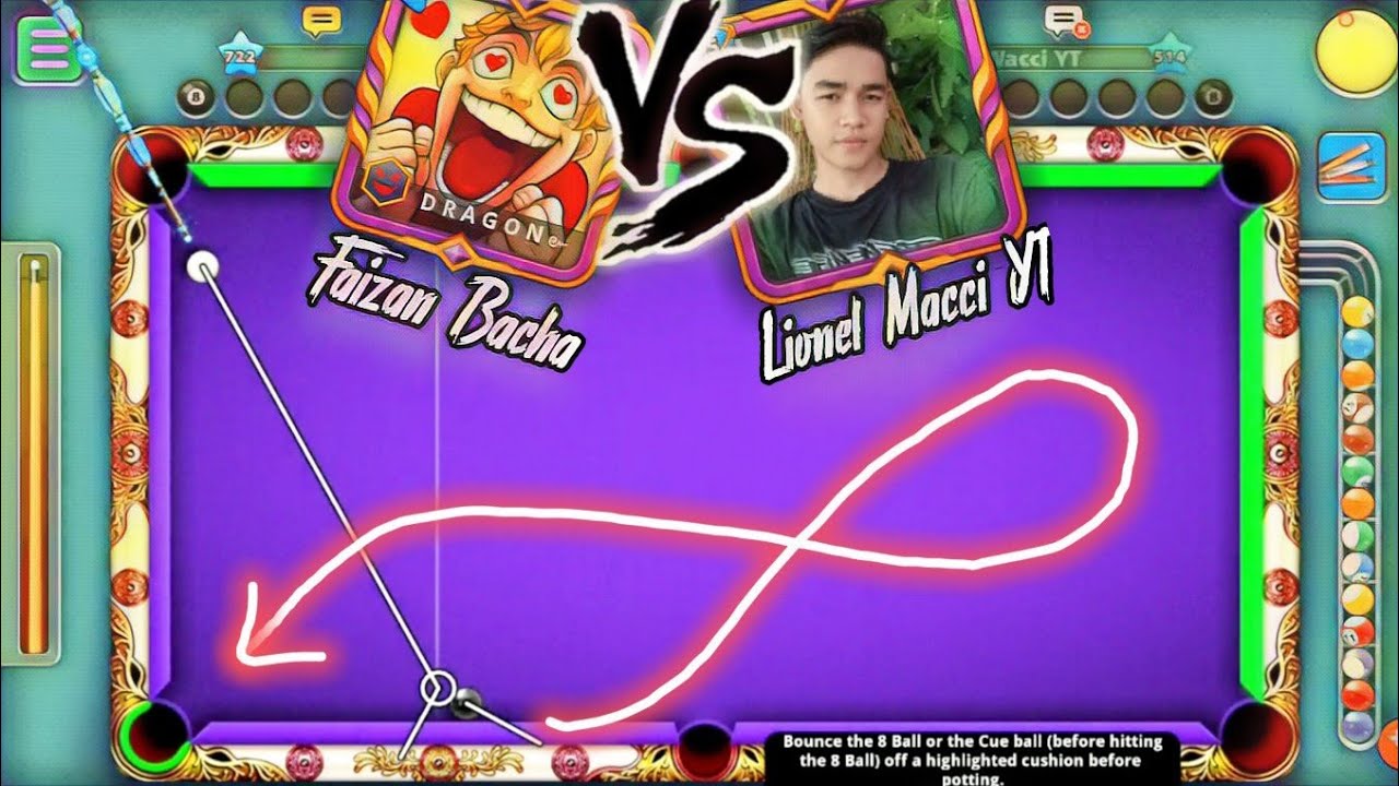Faizan Bacha VS Lionel Wacci | indirect Highlights in Venice | 8 Ball pool M.C