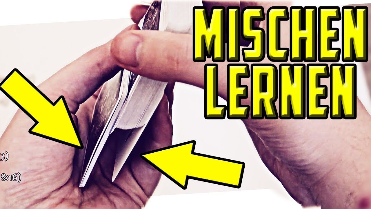 Karten Mischen lernen wie ein Profi - so zockst du alle beim Poker ab! (Overhand Shuffle Tutorial)