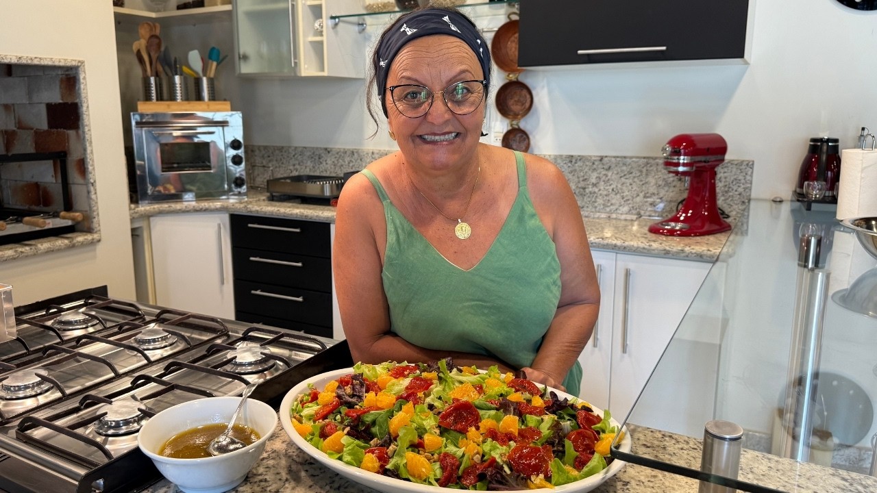 Como Fazer Salada Tropical de Tangerina | Delícias da Eleni
