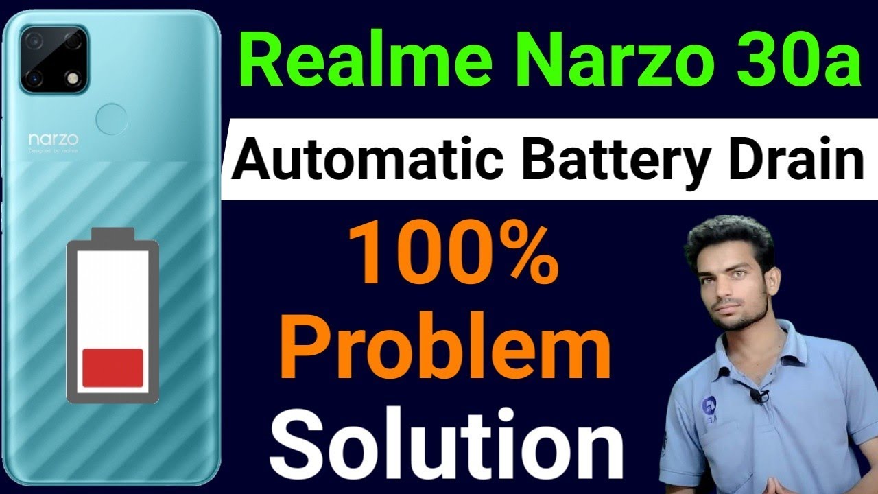 Realme Narzo 30a Battery Drain Problem | How To Solve Battery Drain Problem in Realme Narzo 30a