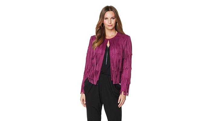 Serena Williams Runway Fringe Jacket