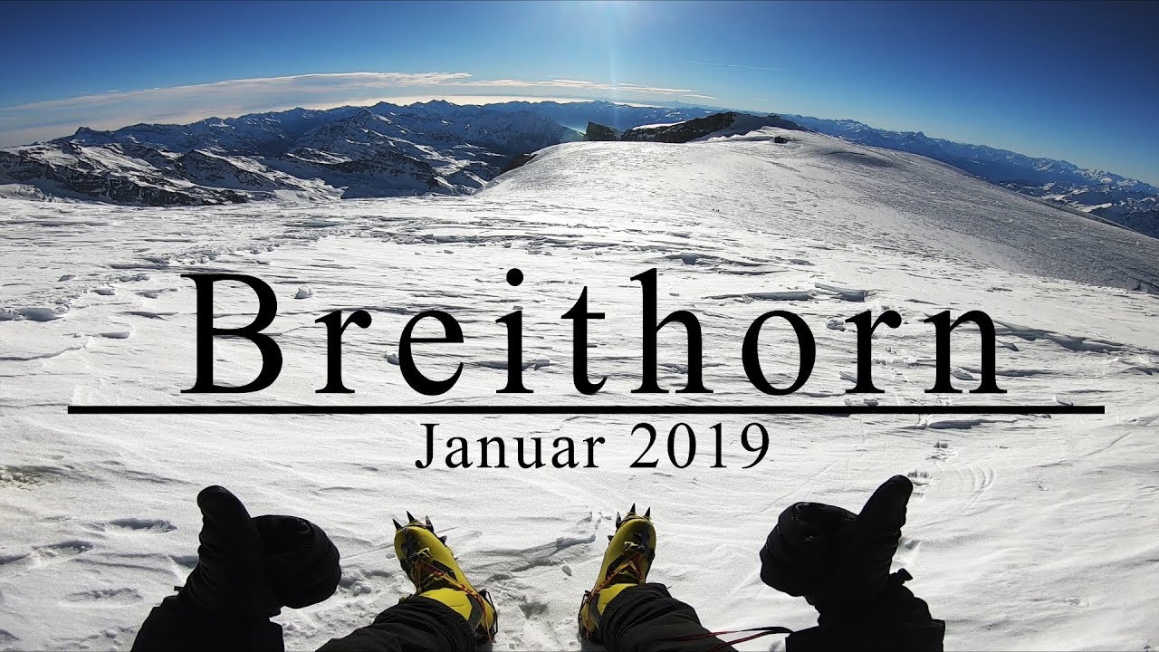 Breithorn - 4164m - Januar 2019 - Skitour from Zermatt