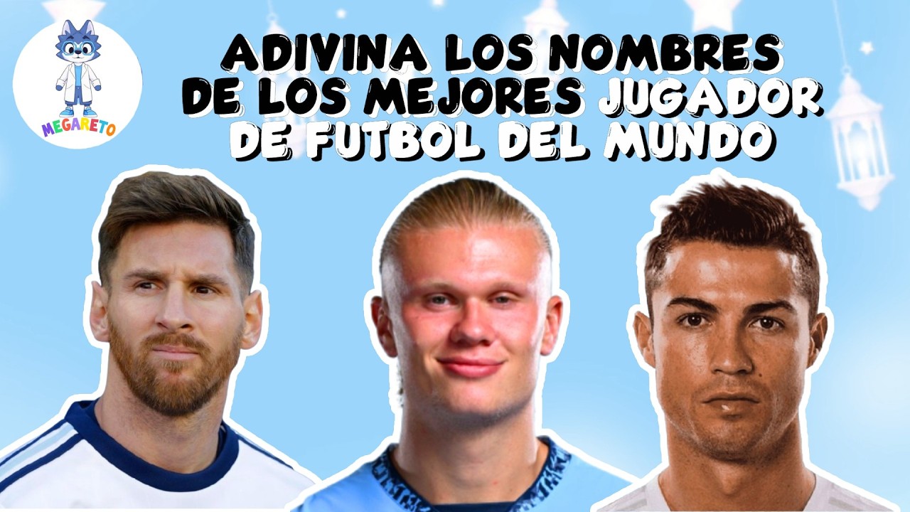 Adivina el nombre Del FUTBOLISTA 😀💙Trivia Mbappé❤️Christiano Ronaldo❤️Messi⚽Quiz de futbol