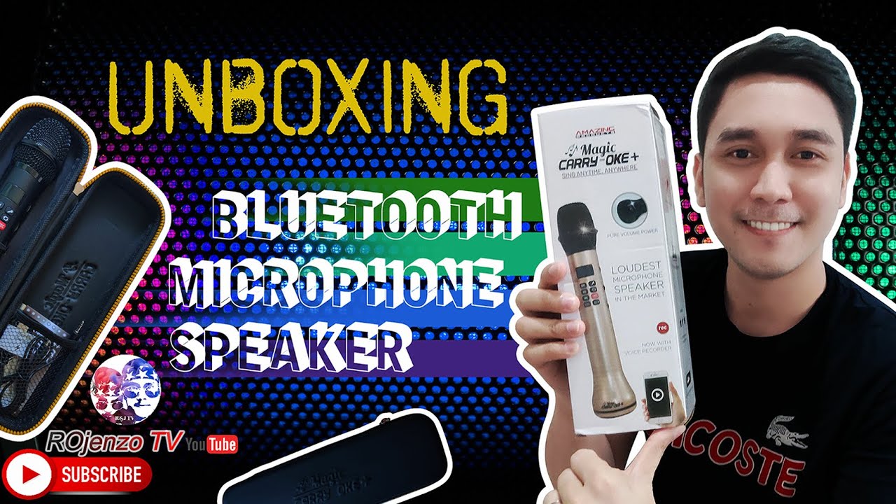 MAGIC CARRY-OKE+ BLUETOOTH MICROPHONE SPEAKER