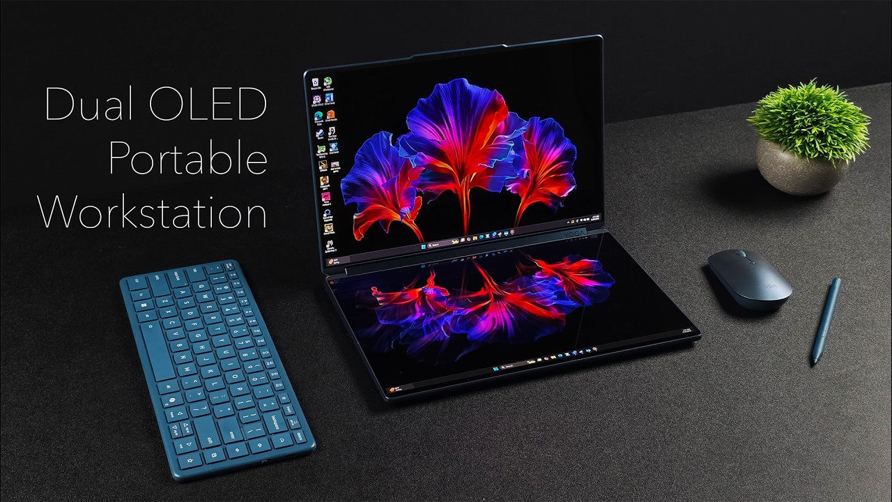 Is This The Future of Laptops? Dual OLED Lenovo Yoga Book 9i