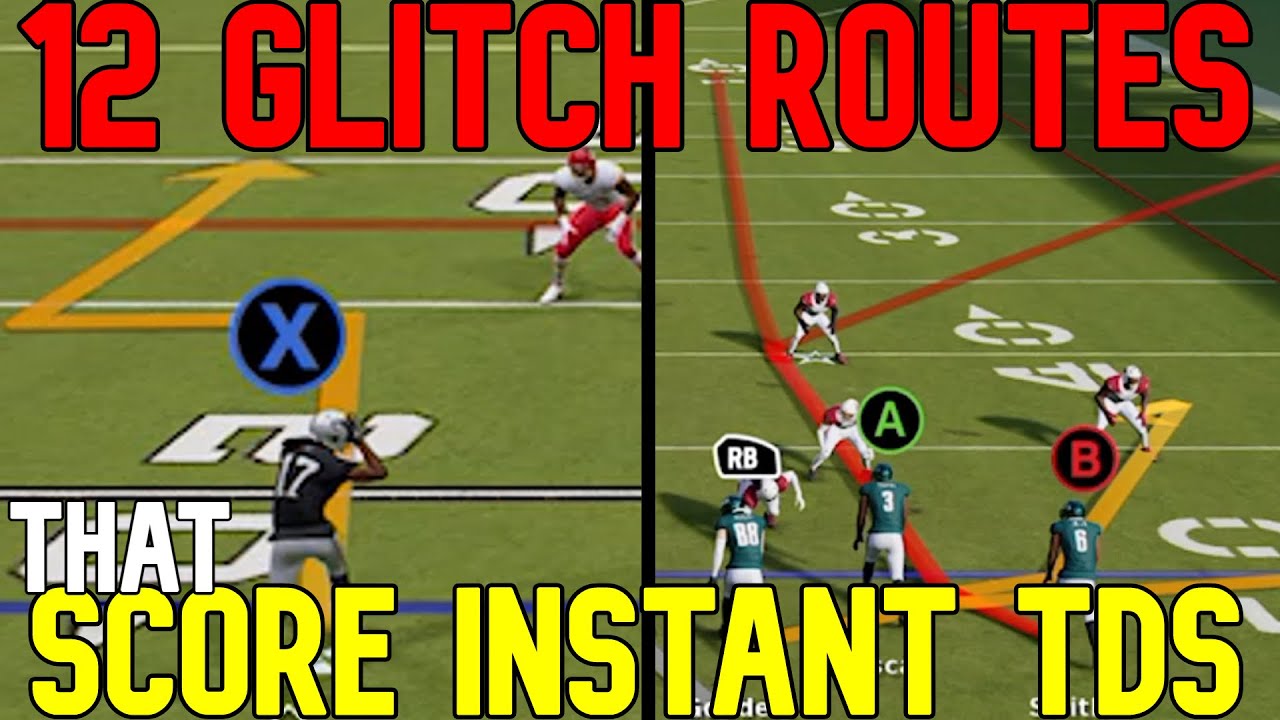 12 Overpowered Glitch Routes, That SCORE INSTANT TOUCHDOWNS! Best Plays Madden NFL 23 Offense Tips