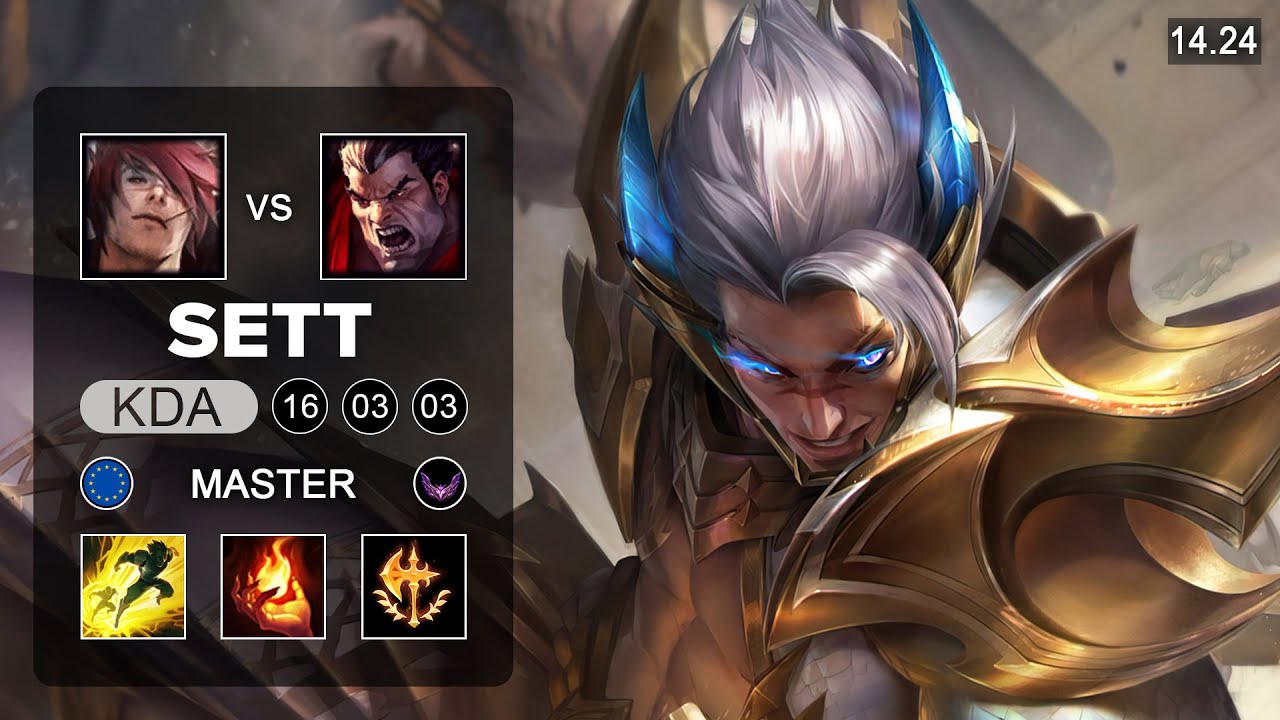 Sett vs Darius Top - EUW Master - Patch 14.24 Season 14