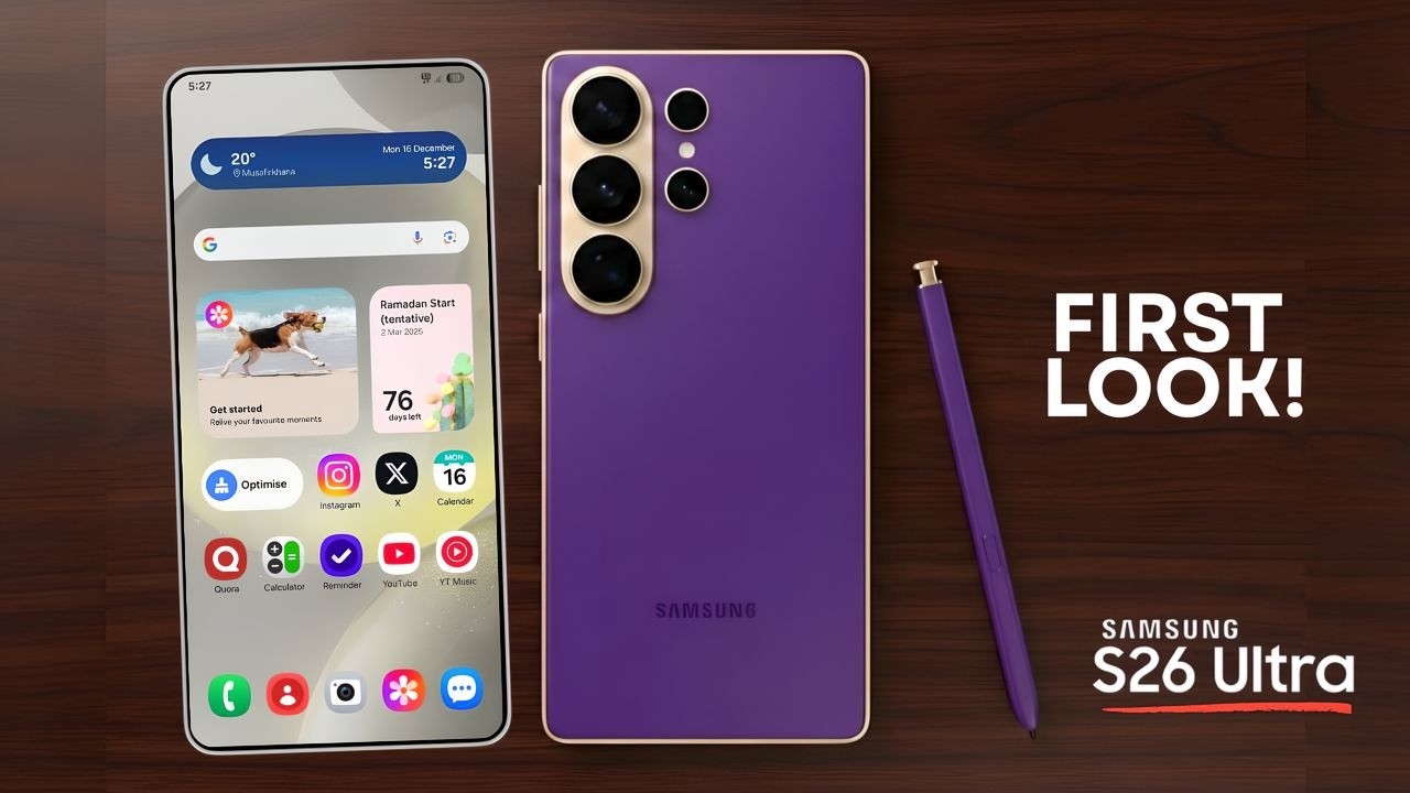 Samsung Galaxy S26 Ultra - FIRST REAL LIVE LOOK!