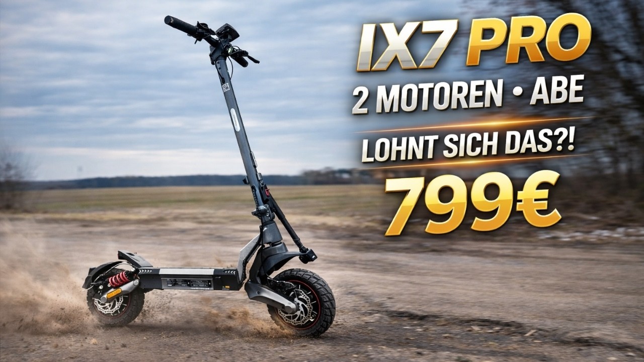 2 Motoren + ABE für 799€ 😳 IX7 Pro im ehrlichen Test #escooter #iscooter #review