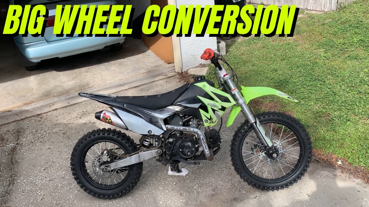 Thumpstar 125cc Pit Bike Big Wheel Conversion