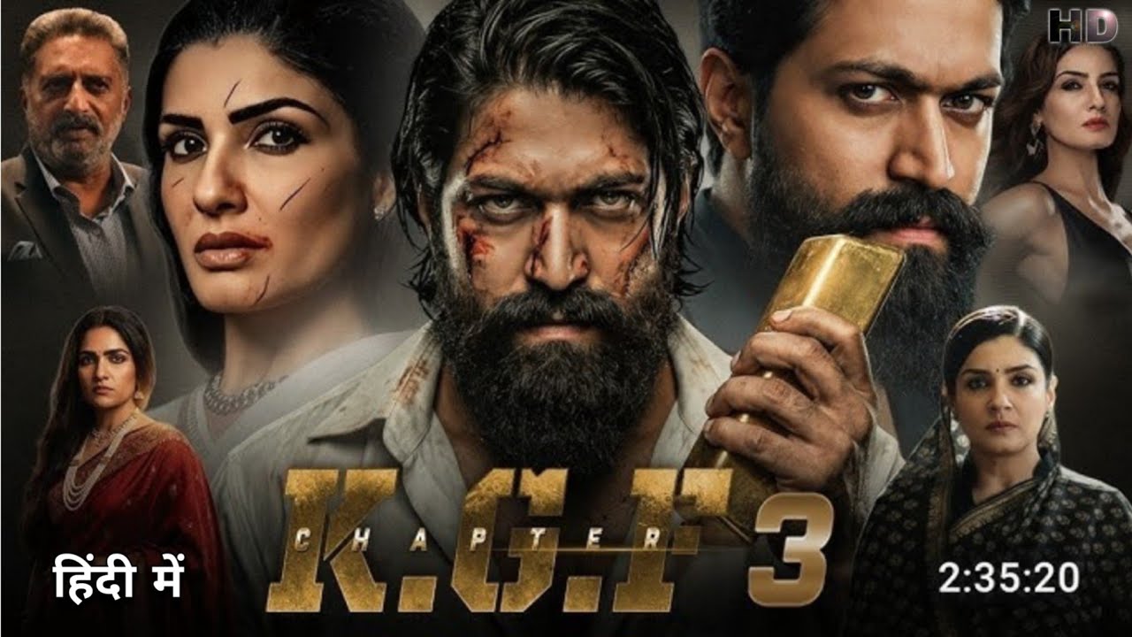 KGF Chapter 3 Full Movie Hindi Dubbed | Yash | Sanjay Dutt | Raveena Tandon | Review & Fact
