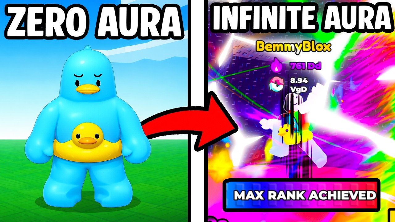 i got MAX LEVEL AURA with INFINITY REBIRTHS in ROBLOX AURA ASCENSION