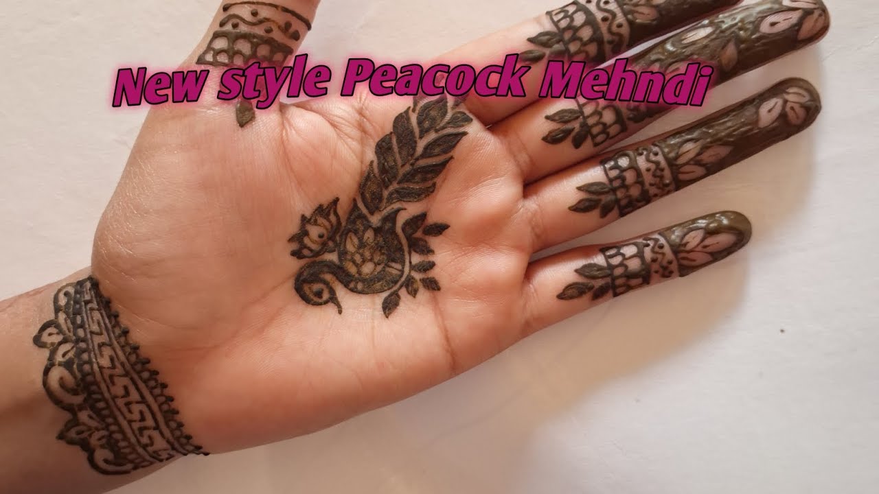 Arabic Peacock Mehndi Design||New style Peacock Mehndi Design||Beautiful And Easy Mehndi Design 