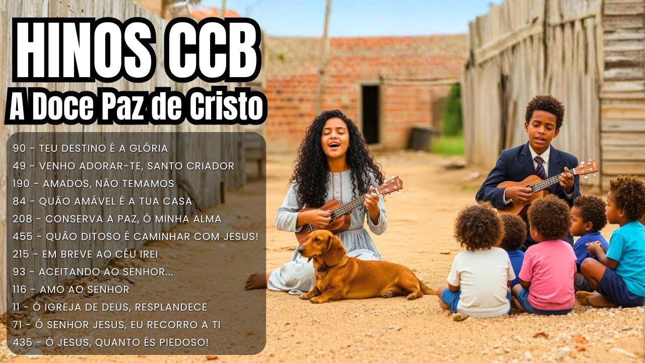 🎺 HINOS CCB CANTADOS E TOCADOS NO UKULELE QUE PROCLAMAM A FÉ COM ALEGRIA E FIRMEZA NA COMUNHÃO 🎵🙏