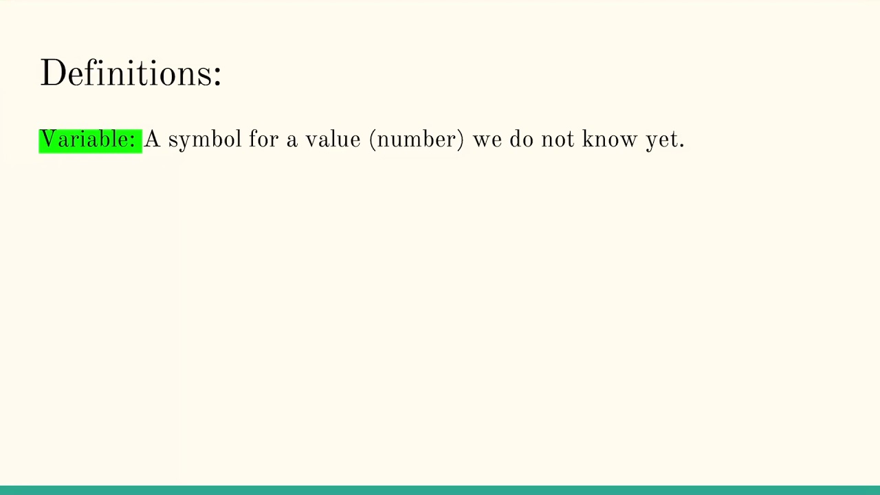 Lesson 4.1 Write and Evaluate Alegebraic Expressions