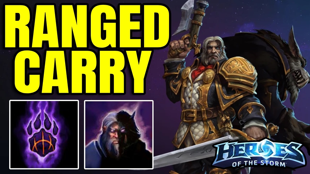 This HUMAN FORM GREYMANE BUILD is an amazing Ranged Carry | Heroes of the Storm