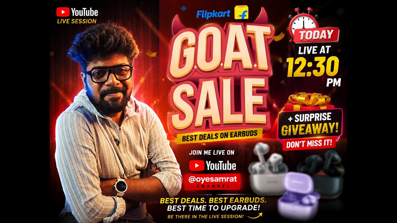 Flipkart GOAT Sale Best Earbuds Deals #flipkart #flipkartgoatsale