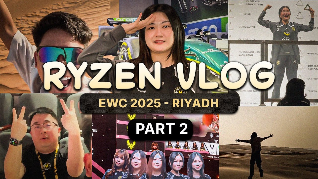 JADI CHAMPION DI EWC RIYADH 2025 VLOG PART 2 | RYZEN VLOG | RYZEN GAMING