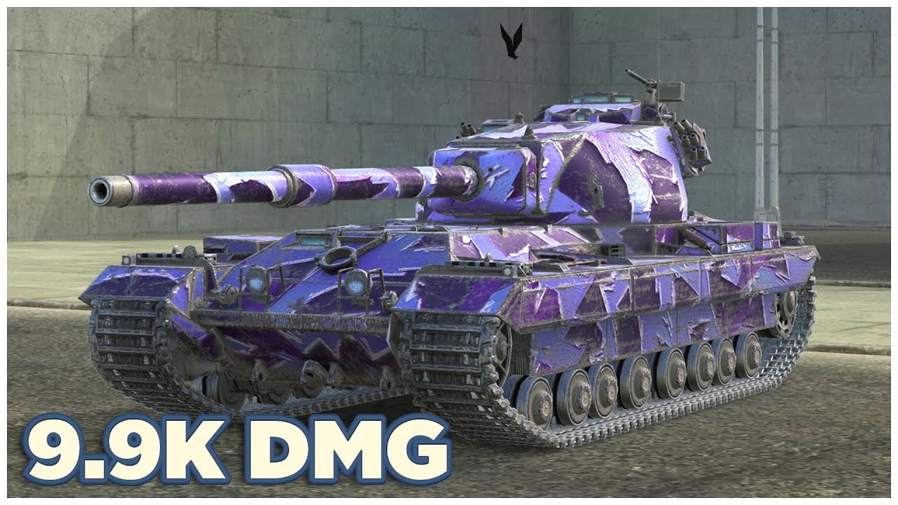 FV215b • 9.9К УРОНА 6 ФРАГОВ • WoT Blitz