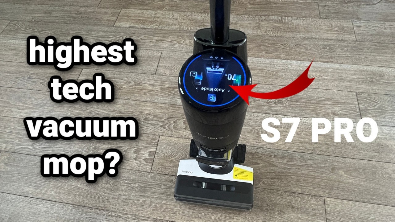 Вакуумная швабра Tineco S7 Pro — дезинфицирует полы и становится чище!