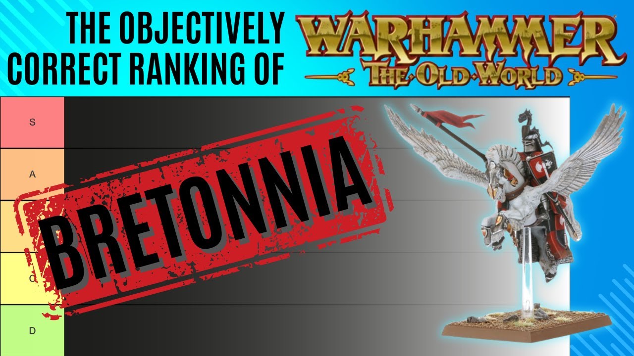 🔴 Ranking the BEST and WORST Bretonnia Units with Auce! 🔴