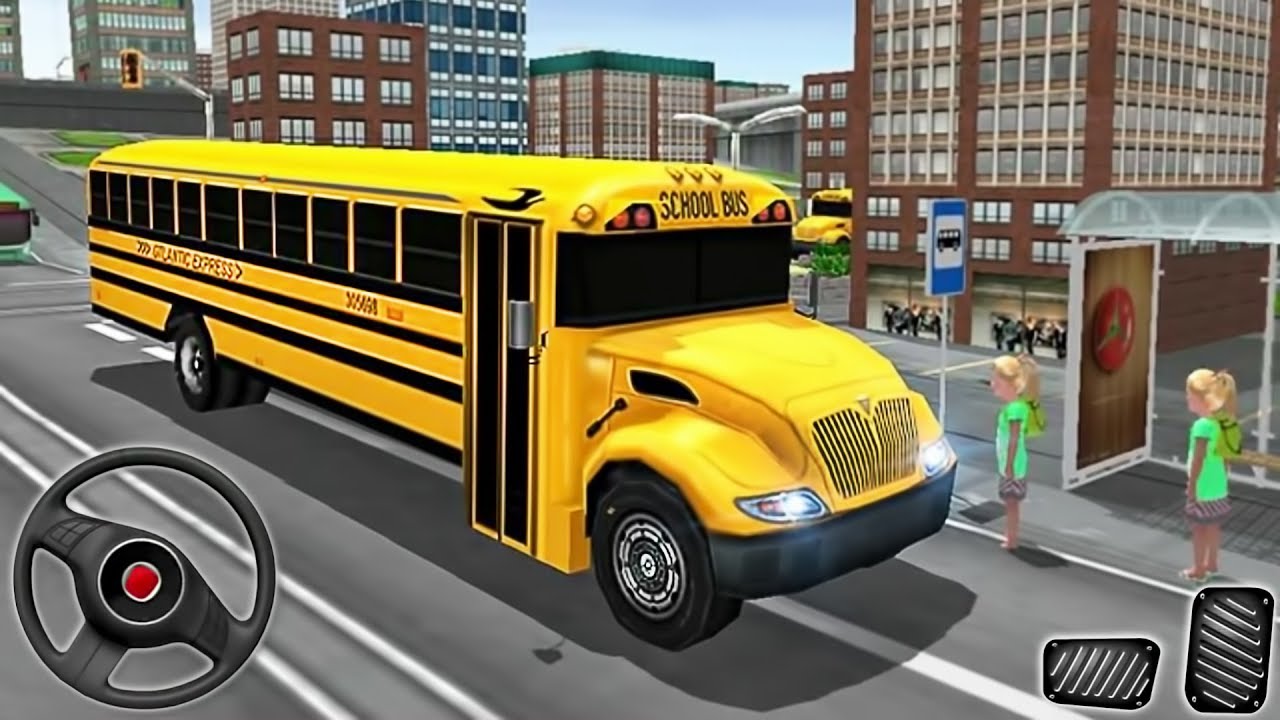 School Bus Driving - City Coach Bus Driver Simulator - Android GamePlay