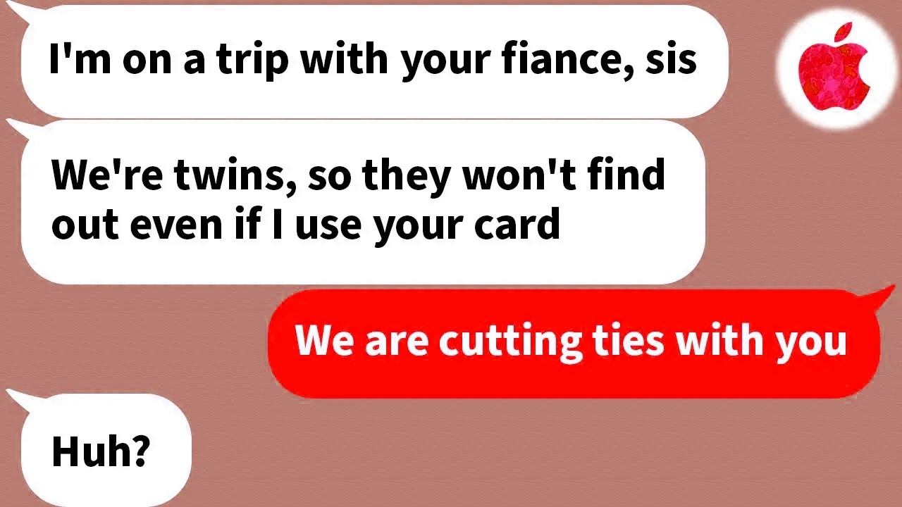 【Apple】My sister is on vacation with my fiance using my credit card