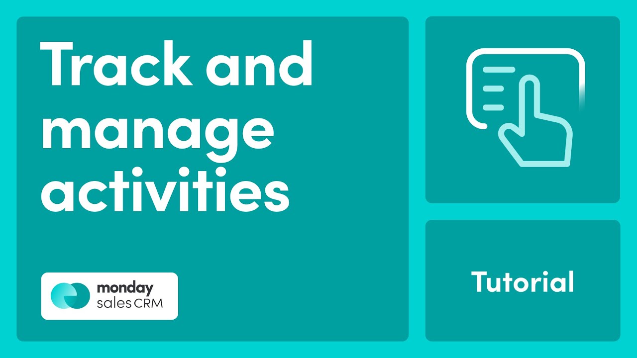 Track and manage activities | monday sales CRM