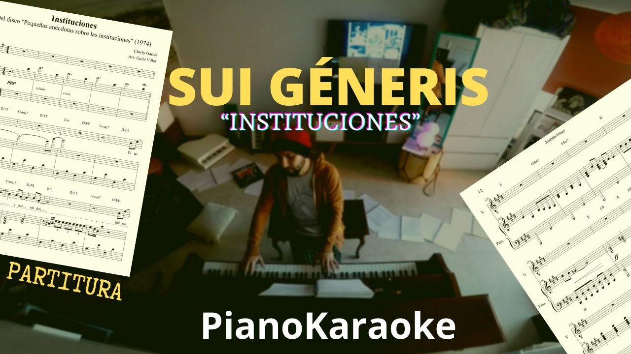 Sui Generis - Instituciones (Partitura + PianoKaraoke)