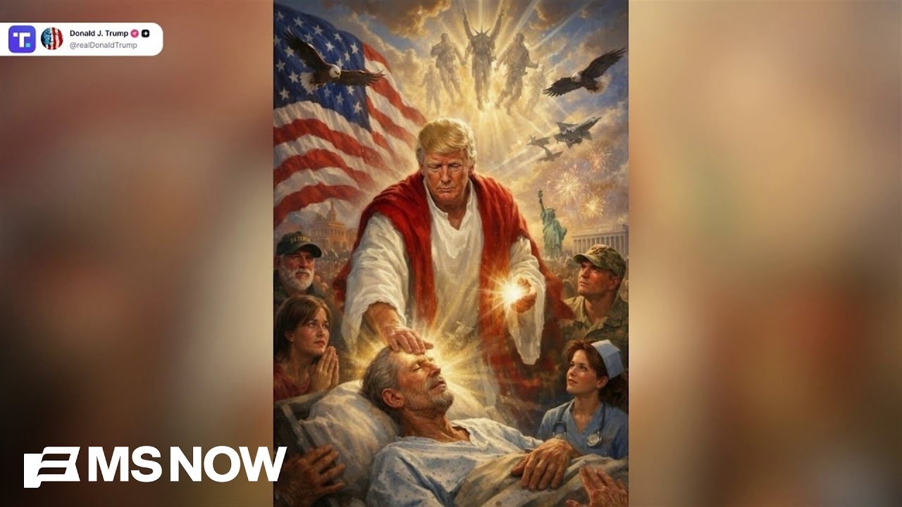 Trump says he thought A.I. image showed him as doctor, not Jesus