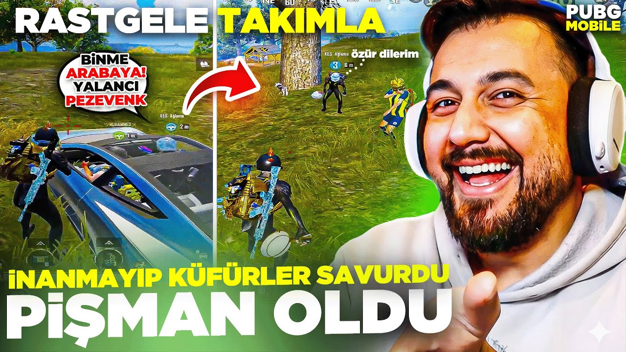 İNANMAYIP K&Uuml;F&Uuml;RLER SAVURDU PİŞMAN OLDU! | PUBG MOBILE