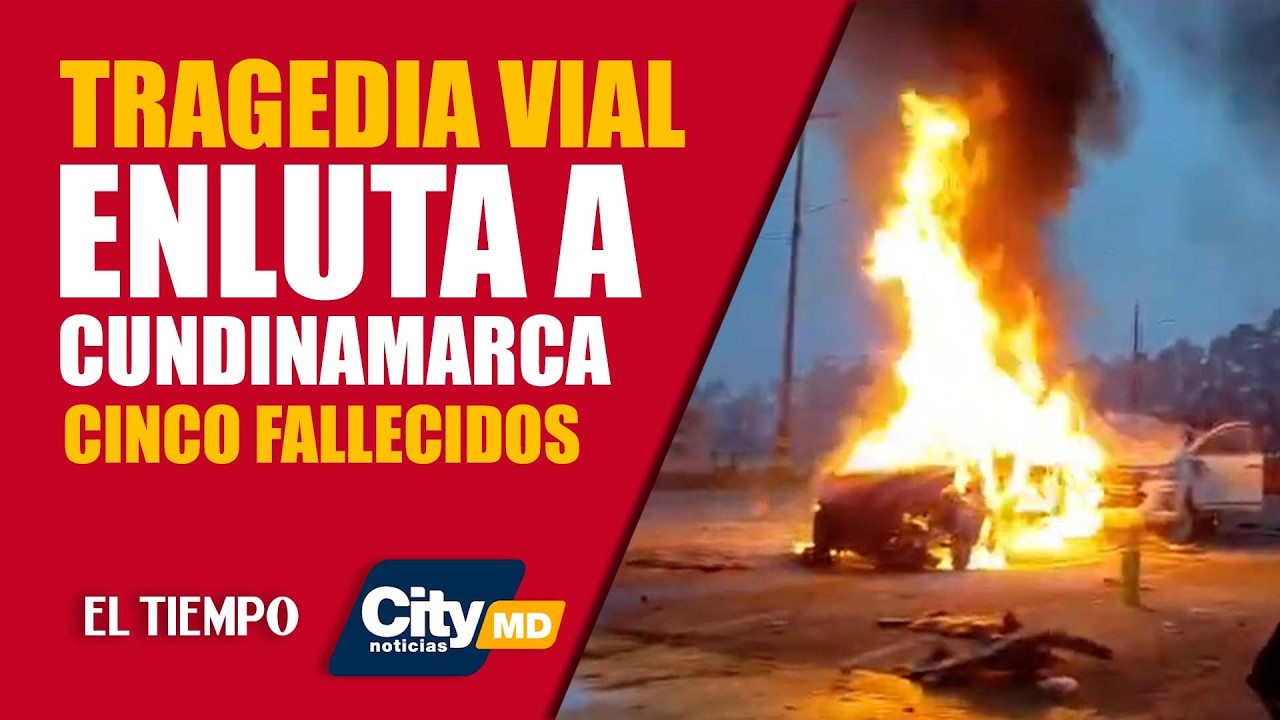CityNoticias 1 de abril: Tragedia vial en v&iacute;a Zipaquir&aacute; - Ubat&eacute; deja cinco fallec1dos