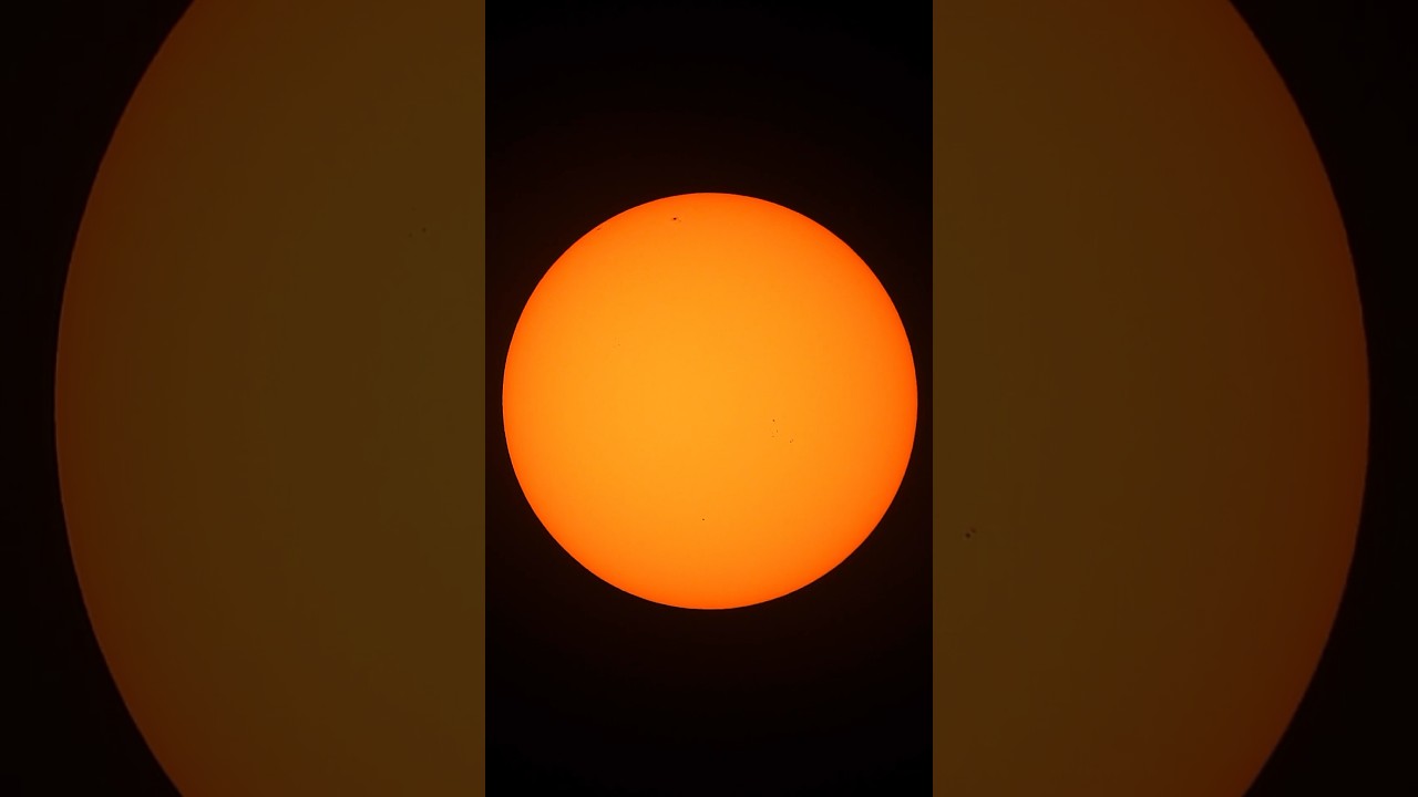 I captured Sun on the day Aditya L1 mission by ISRO | solar view | live view of Sun